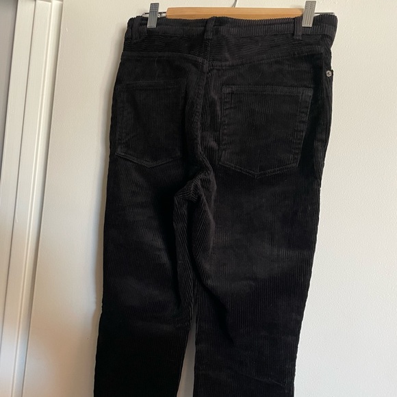 High Waist Corduroy Pants BLACK (size 36) Monki Cotton Skinny (ASOS) - Picture 6 of 7